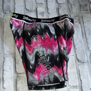 Intensity Pink and Black sliding Shorts for softball or baseball